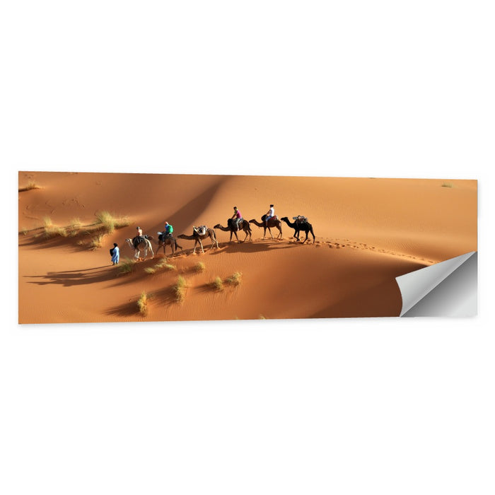 Morocco Sahara Caravan Wall Art as a poster print