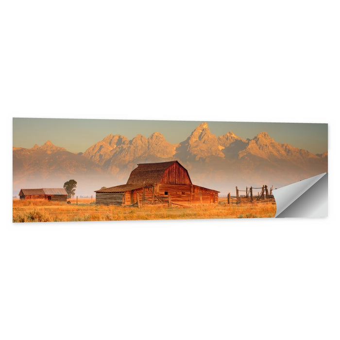 Moulton Barn, Grand Teton Wall Art as a poster print
