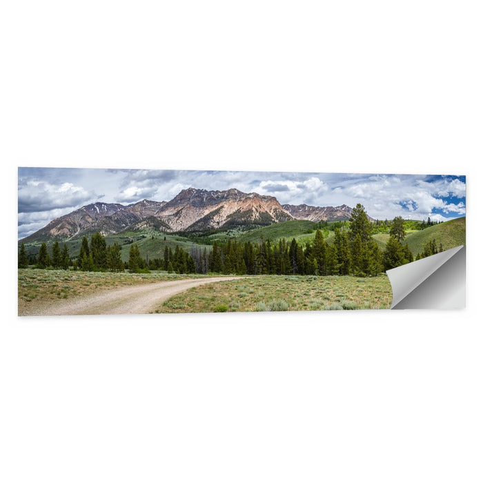Boulder Peak Idaho View Wall Art as a poster print