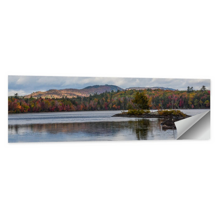 Lake Umbagog Autumn Reflection Wall Art as a poster print