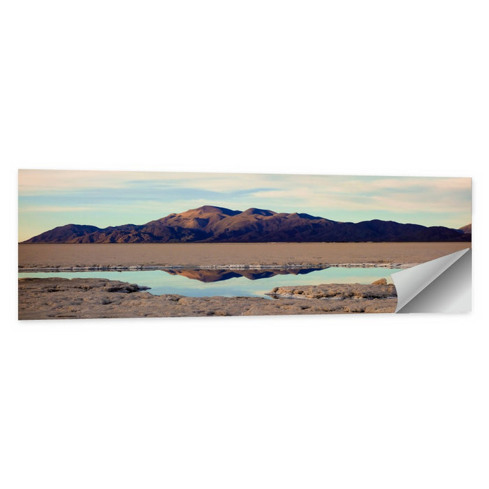 Salinas Grande Salt Flat Reflection Wall Art as a poster print