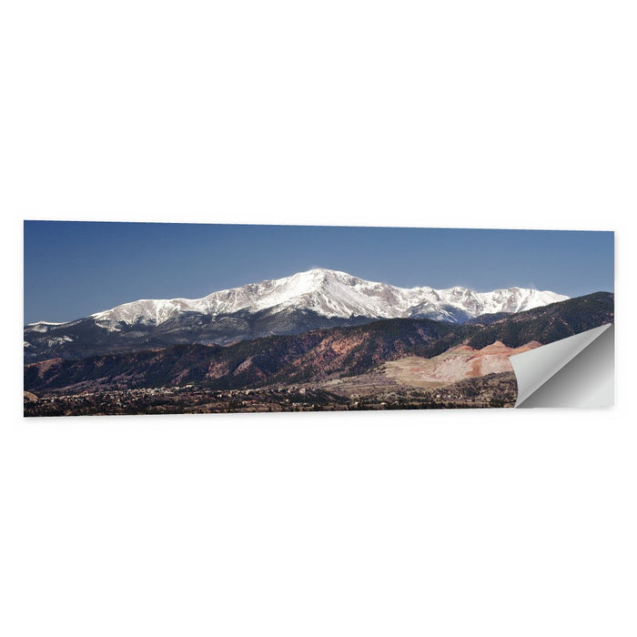 Pikes Peak Landscape Wall Art as a poster print
