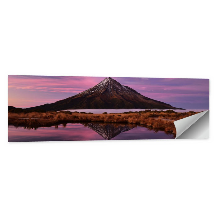 Mount Taranaki Reflection Wall Art as a poster print