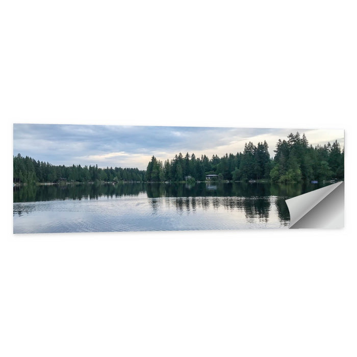 Beaver Lake Park Sunrise Reflection Wall Art as a poster print
