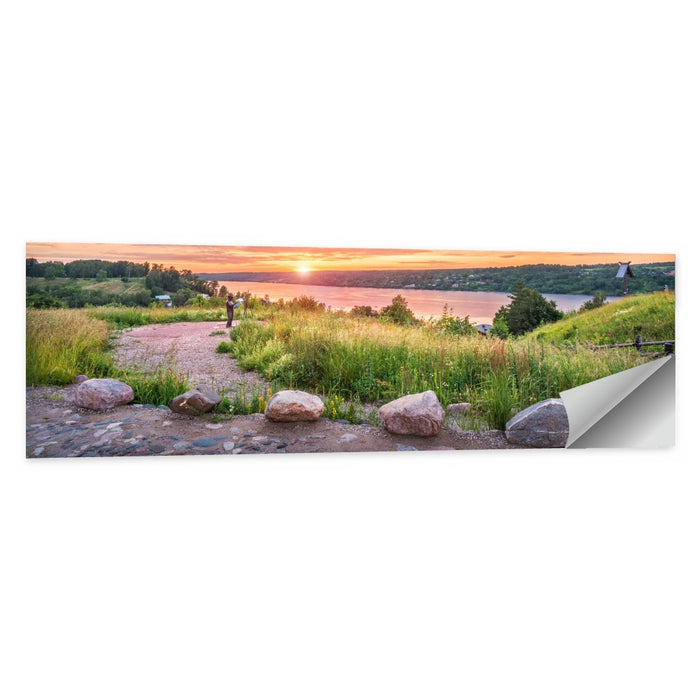 Mount Levitan Sunset Wall Art as a poster print