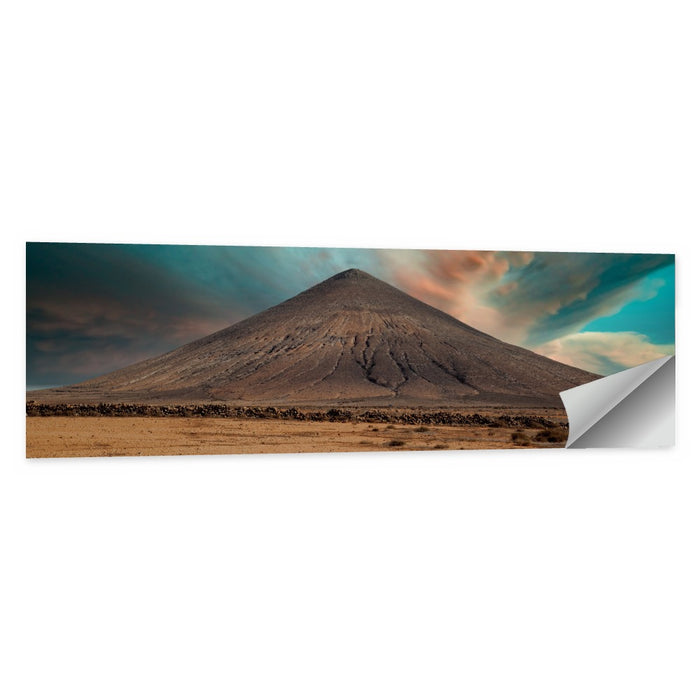 Volcanic Cone at Golden Hour Wall Art as a poster print