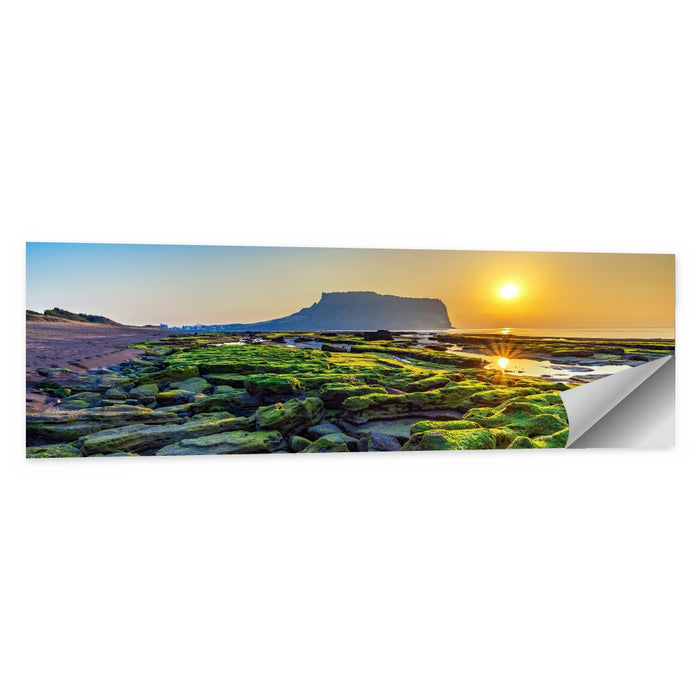 Seongsan Ilchulbong Sunrise Wall Art as a poster print