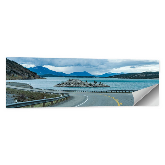 David Thompson Highway 11, Abraham Lake Wall Art as a poster print