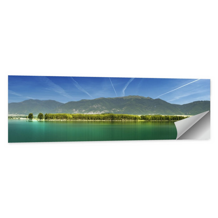 Koprinka Dam Reflections Wall Art as a poster print