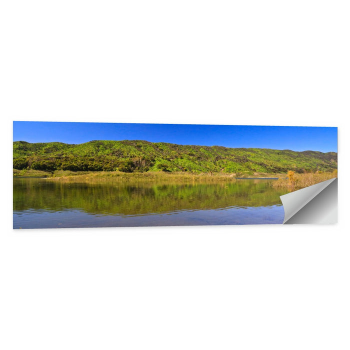 Santa Barbara Lake Reflection Wall Art as a poster print