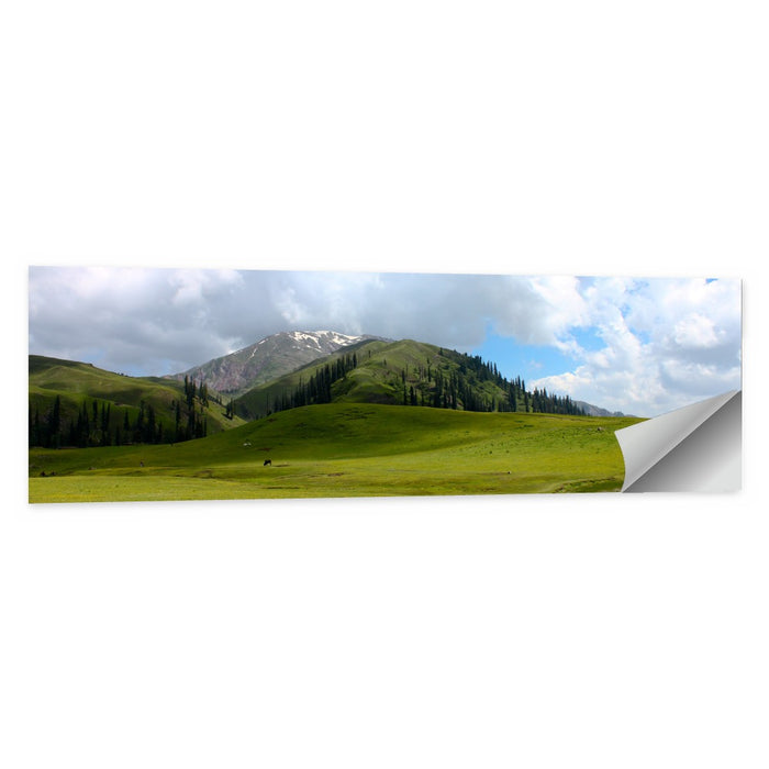 Seri Paya Mountain Meadow Wall Art as a poster print