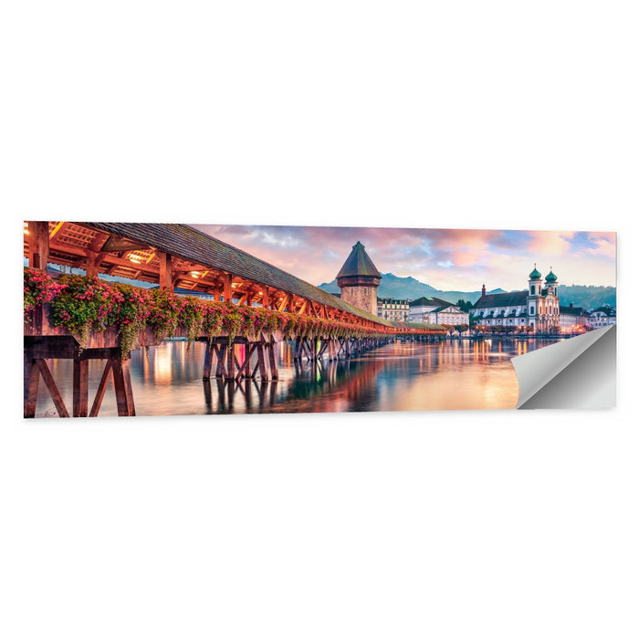 Chapel Bridge, Lucerne Wall Art as a poster print