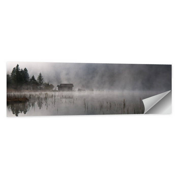 Ferchensee Morning Mist Wall Art as a poster print