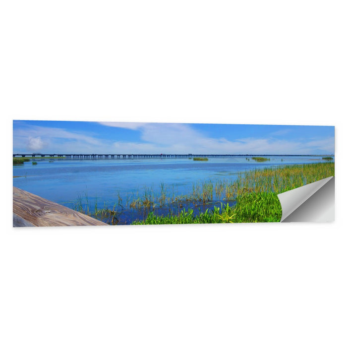 Meaher State Park Boardwalk Wall Art as a poster print