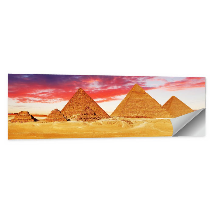 Pyramids of Giza at Twilight Wall Art as a poster print