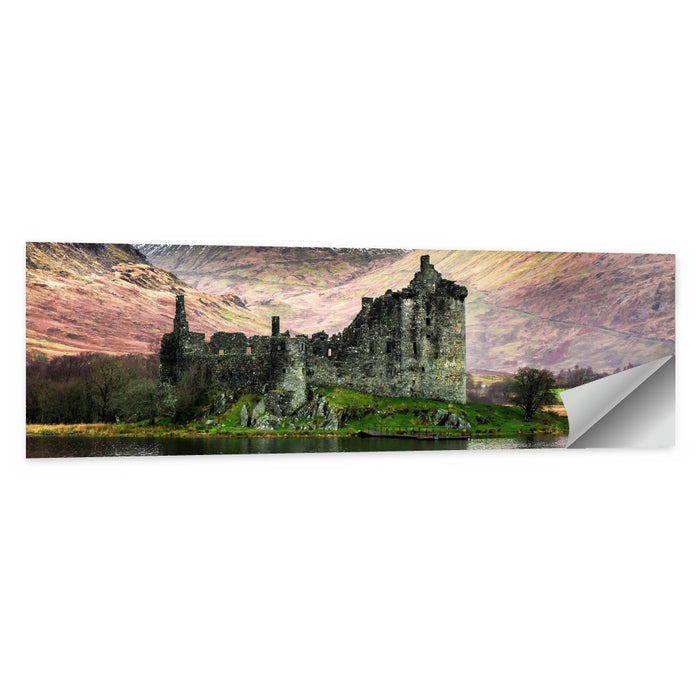 Kilchurn Castle in Winter, Loch Awe Wall Art as a poster print