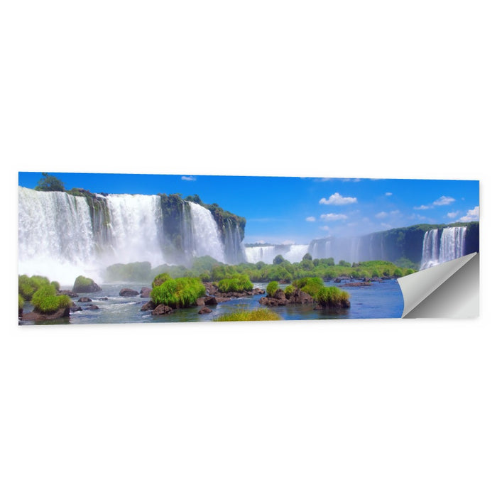 Iguazu Falls Daylight View Wall Art as a poster print