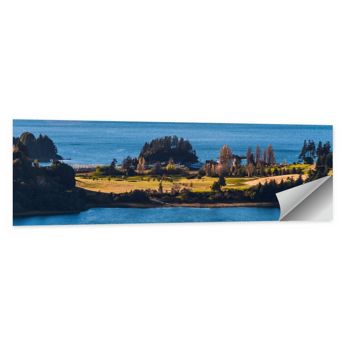 Nahuel Huapi Lake Golden Hour Wall Art as a poster print