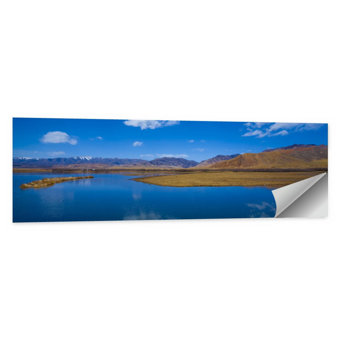 Clear Blue Lake China Wall Art as a poster print