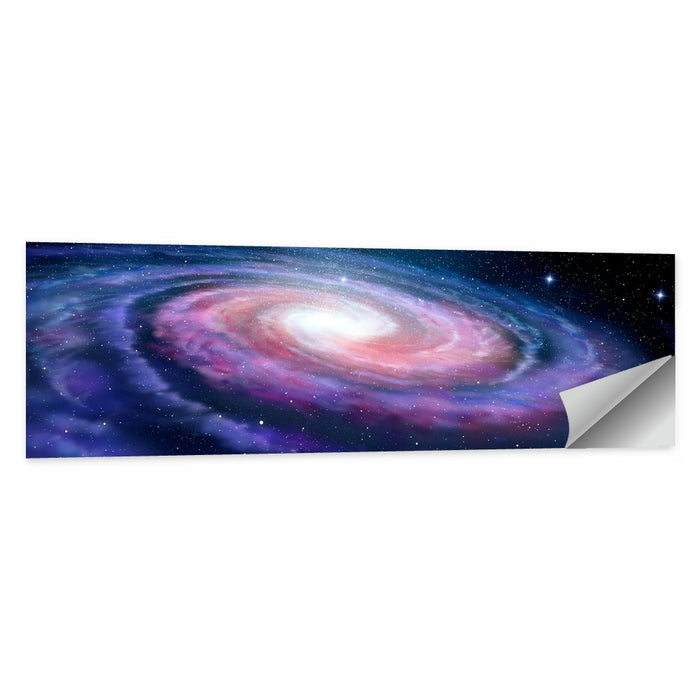 Spiral Galaxy Wall Art as a poster print