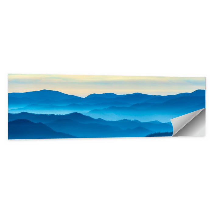Smoky Mountain Layers at Dawn Wall Art as a poster print