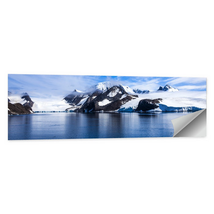 Antarctic Glacier Reflection Wall Art as a poster print