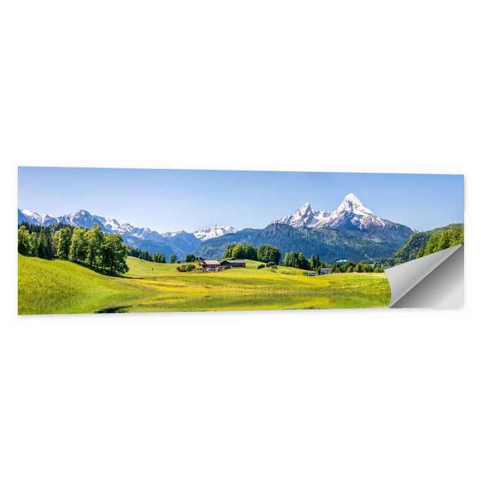 Watzmann Reflection at Ramsau Wall Art as a poster print
