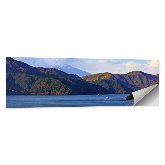 Lake Ashi with Mount Fuji Wall Art as a poster print
