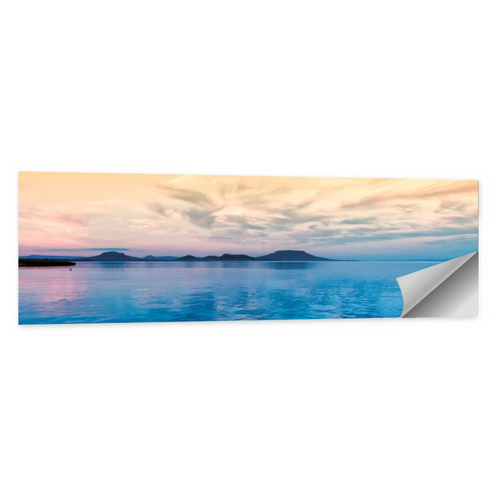 Lake Balaton at Golden Hour Wall Art as a poster print