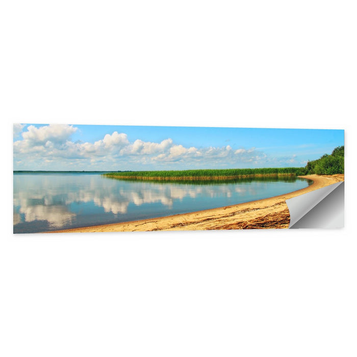 Lake Pskov Shoreline Wall Art as a poster print