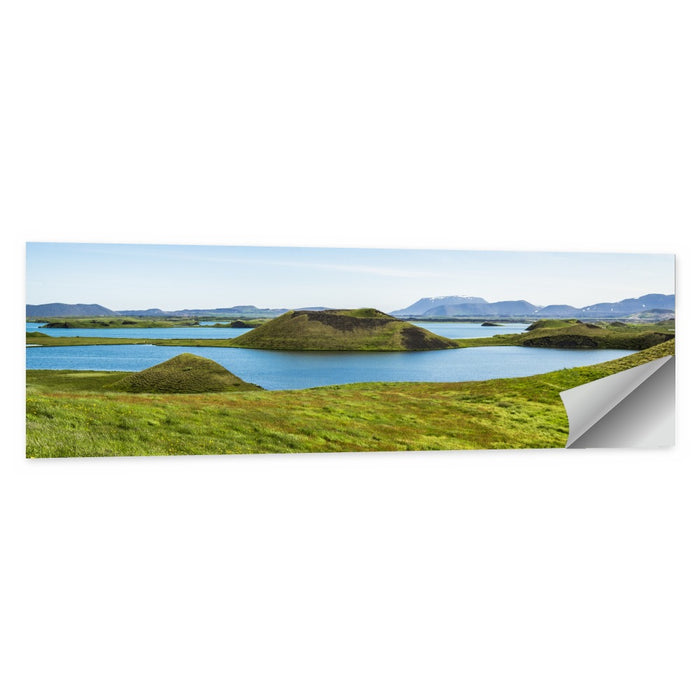 Mývatn Pseudocraters Wall Art as a poster print