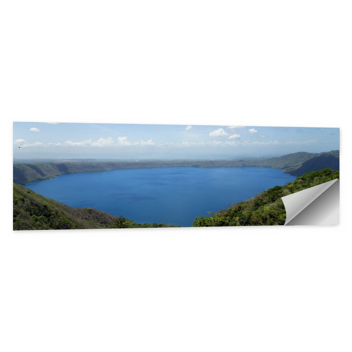 Serene Apoyo Crater Lake Wall Art as a poster print