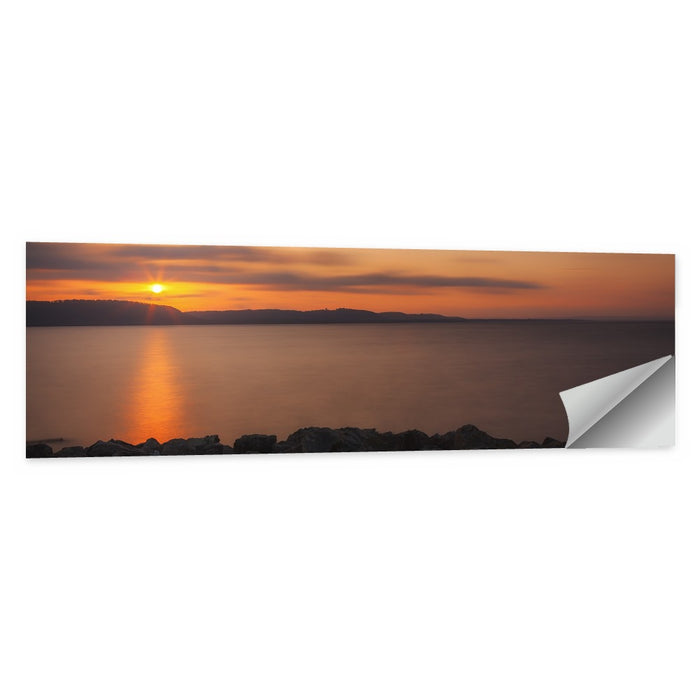 Lake Pepin Golden Sunrise Wall Art as a poster print