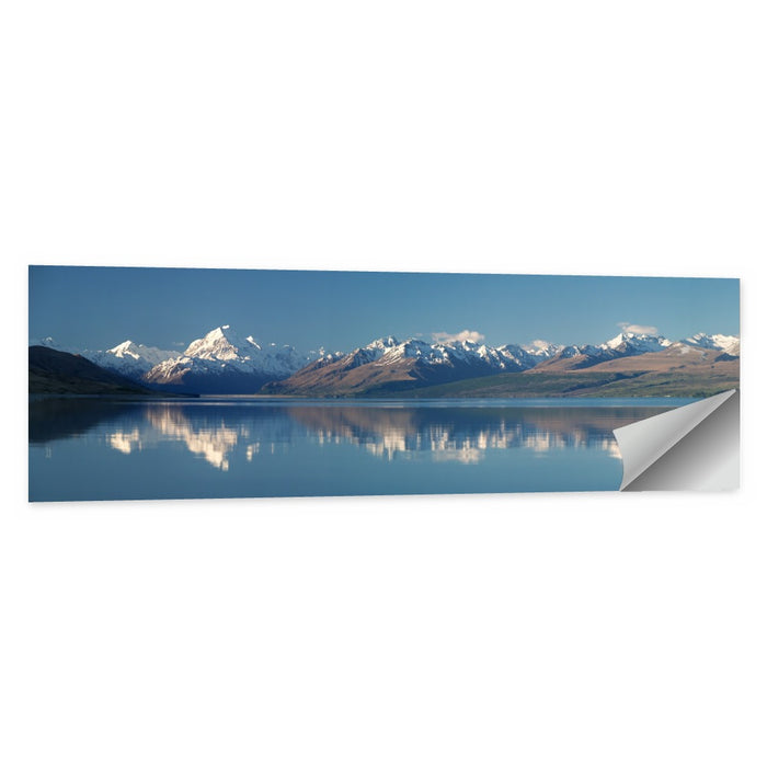 Mount Cook Reflection Over Lake Pukaki Wall Art as a poster print