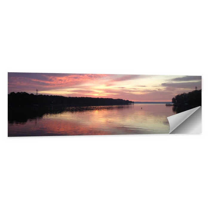 Lake Eufaula Sunset Wall Art as a poster print