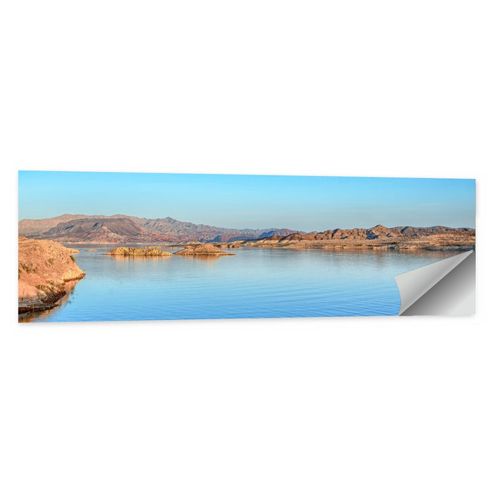 Lake Mead Rocky Shoreline Wall Art as a poster print