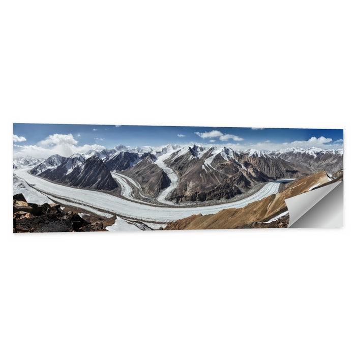 Fedchenko Glacier Valley Wall Art as a poster print