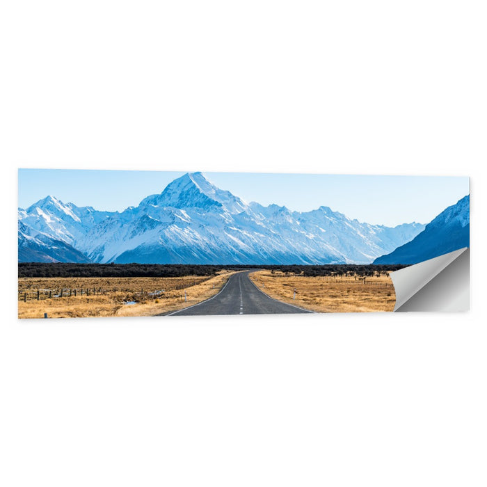 Road to Mount Cook Wall Art as a poster print