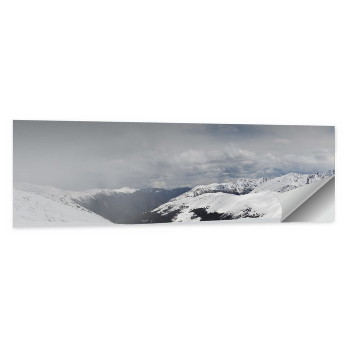 Snowy Colorado Mountains Wall Art as a poster print