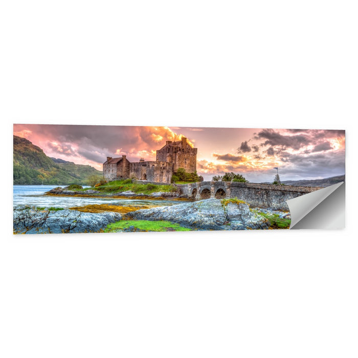Eilean Donan Castle at Sunset Wall Art as a poster print