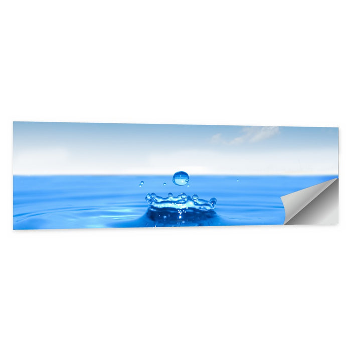 Ocean Water Drop Wall Art as a poster print
