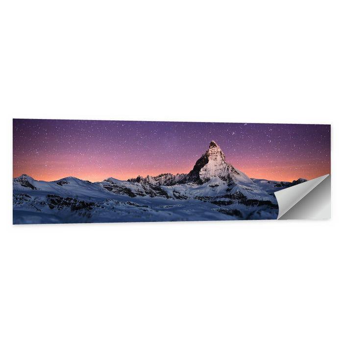 Matterhorn Nightscape Wall Art as a poster print
