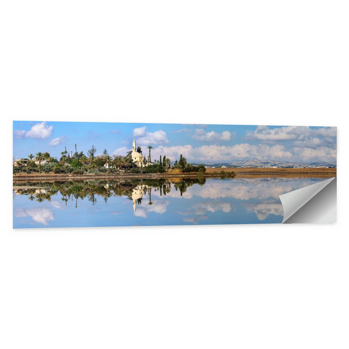 Hala Sultan Tekke Mosque Wall Art as a poster print