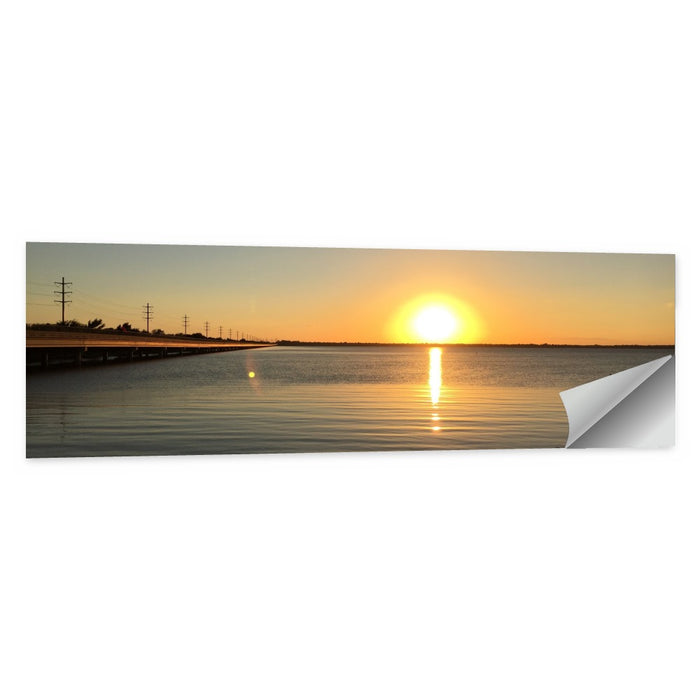 Lake Ray Hubbard Sunset Reflection Wall Art as a poster print