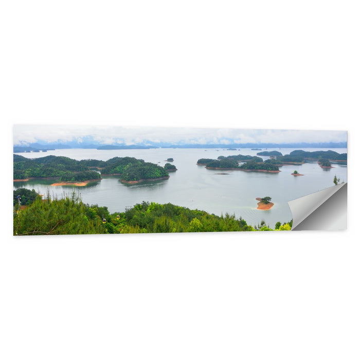 Qiandao Lake Islands View Wall Art as a poster print