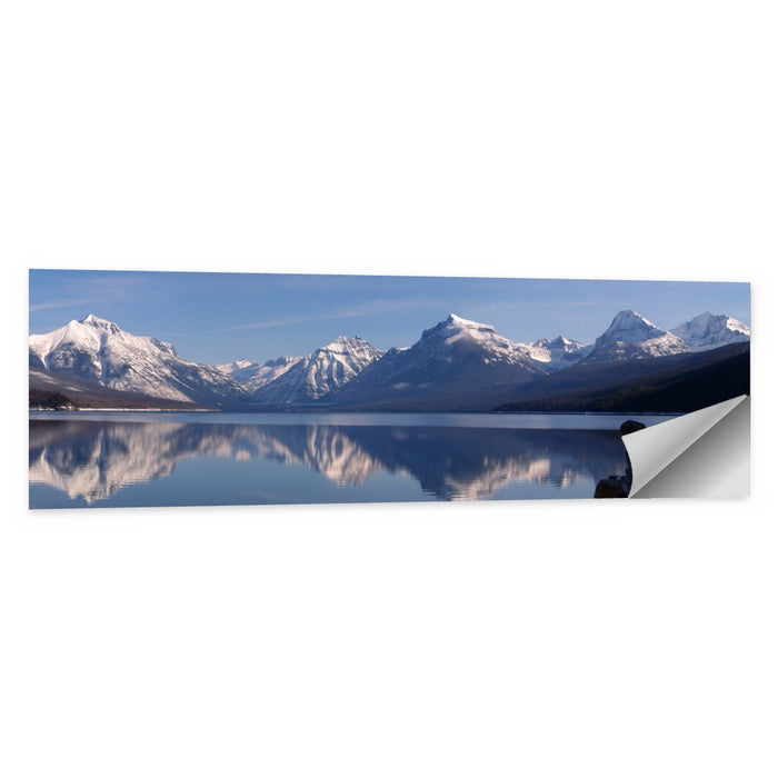 Lake Mcdonald Reflections Wall Art as a poster print