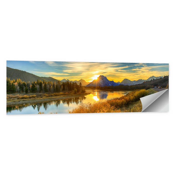 Oxbow Bend Sunrise Wall Art as a poster print
