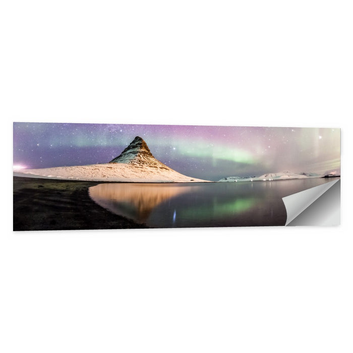 Kirkjufell Under the Milky Way Wall Art as a poster print