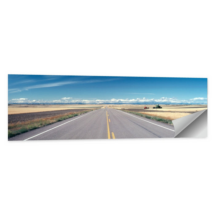 Infinite Road, Montana Wall Art as a poster print
