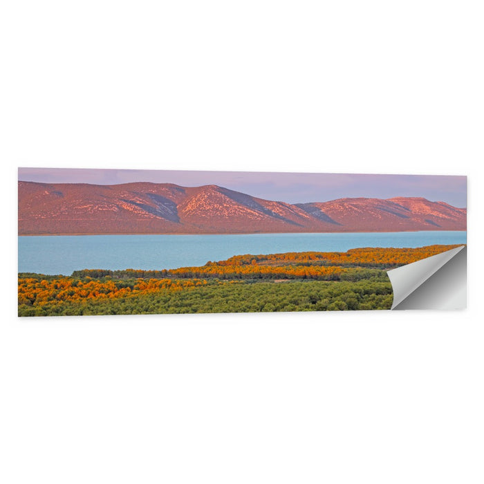 Lake Vrana Golden Hour Wall Art as a poster print